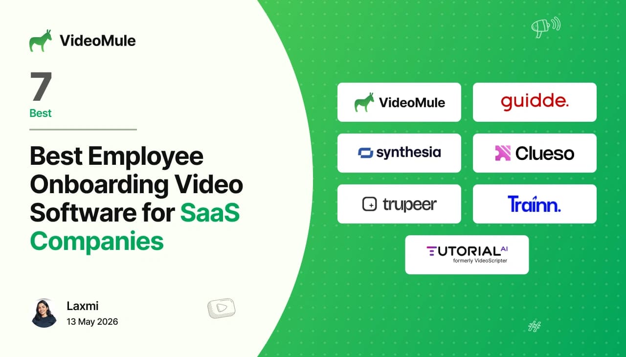 Best Employee Onboarding Video Software for SaaS Companies