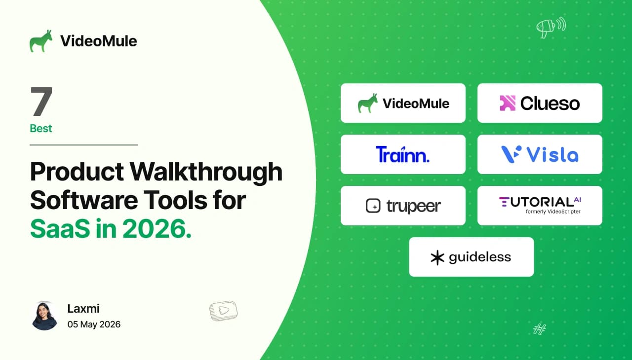 7 Best Product Walkthrough Software Tools for SaaS in 2026