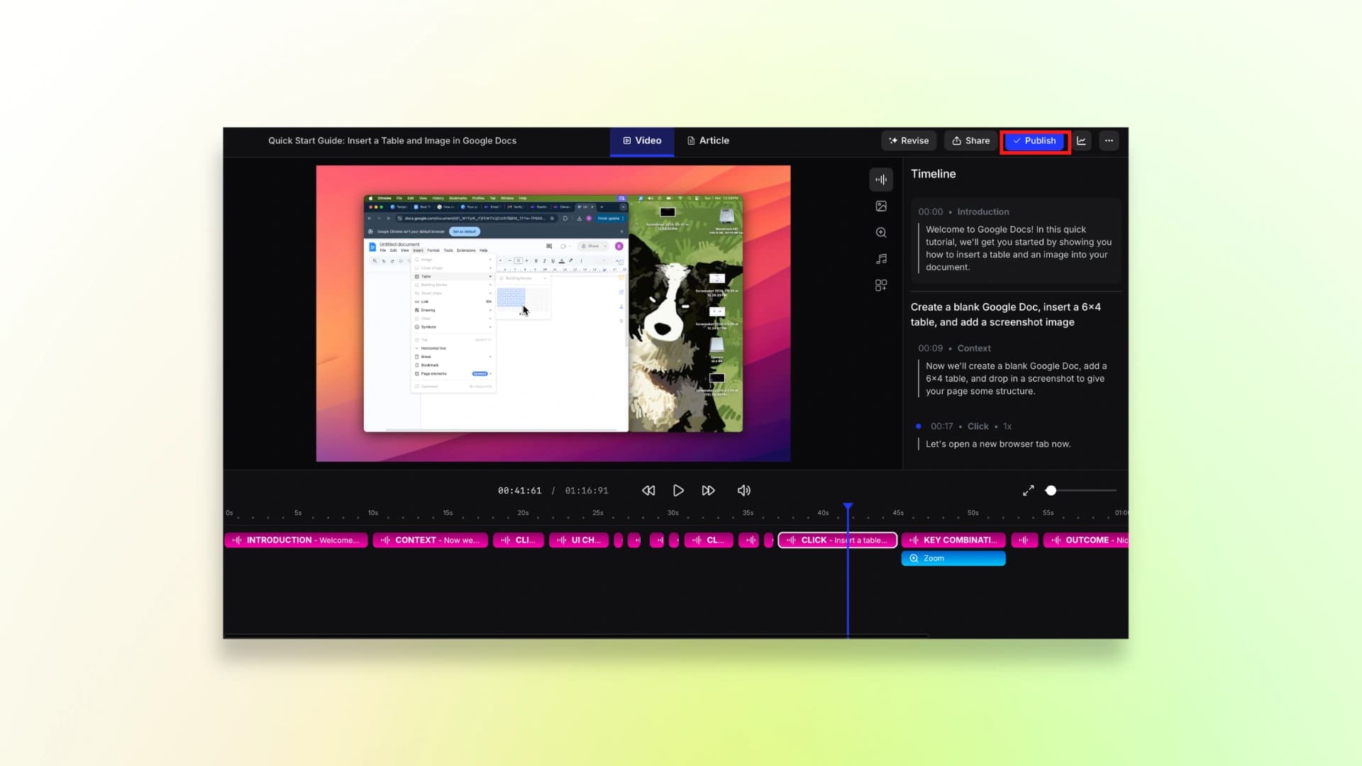 Clevera Publish video