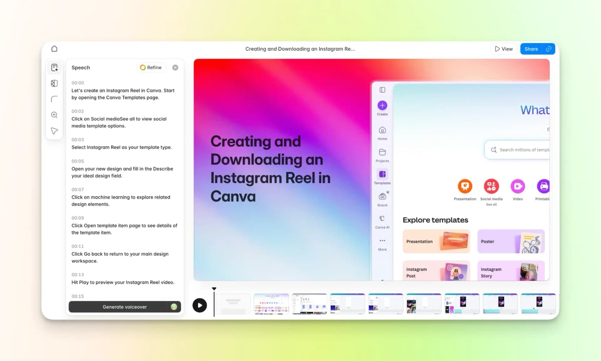 Guideless review the video
