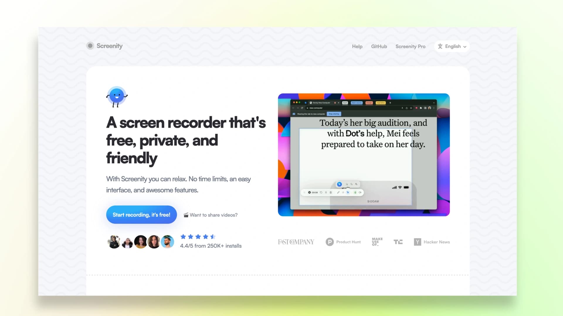 Screenity free open-source screen recorder Chrome extension