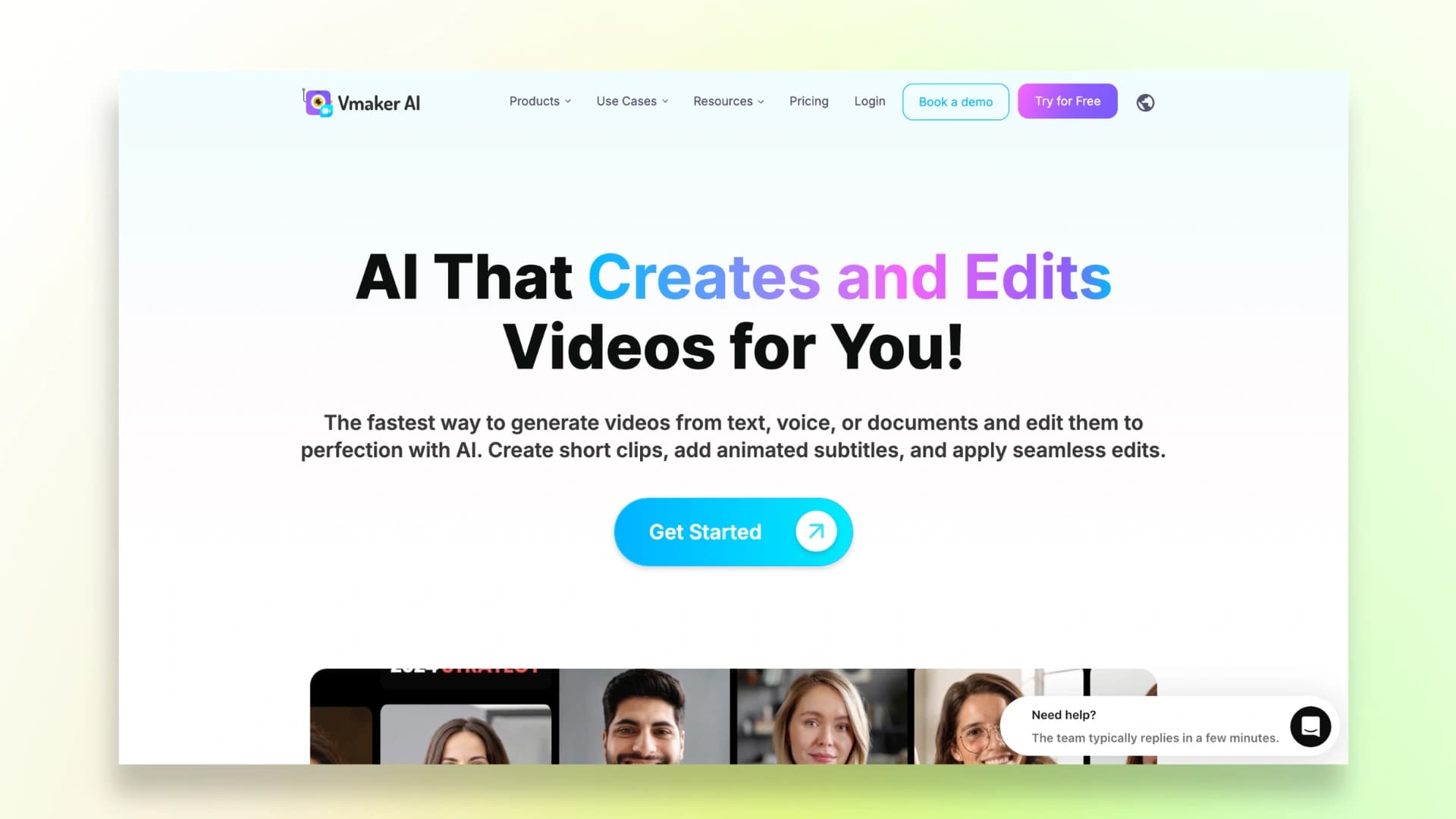Vmaker Chrome extension for recording product demo