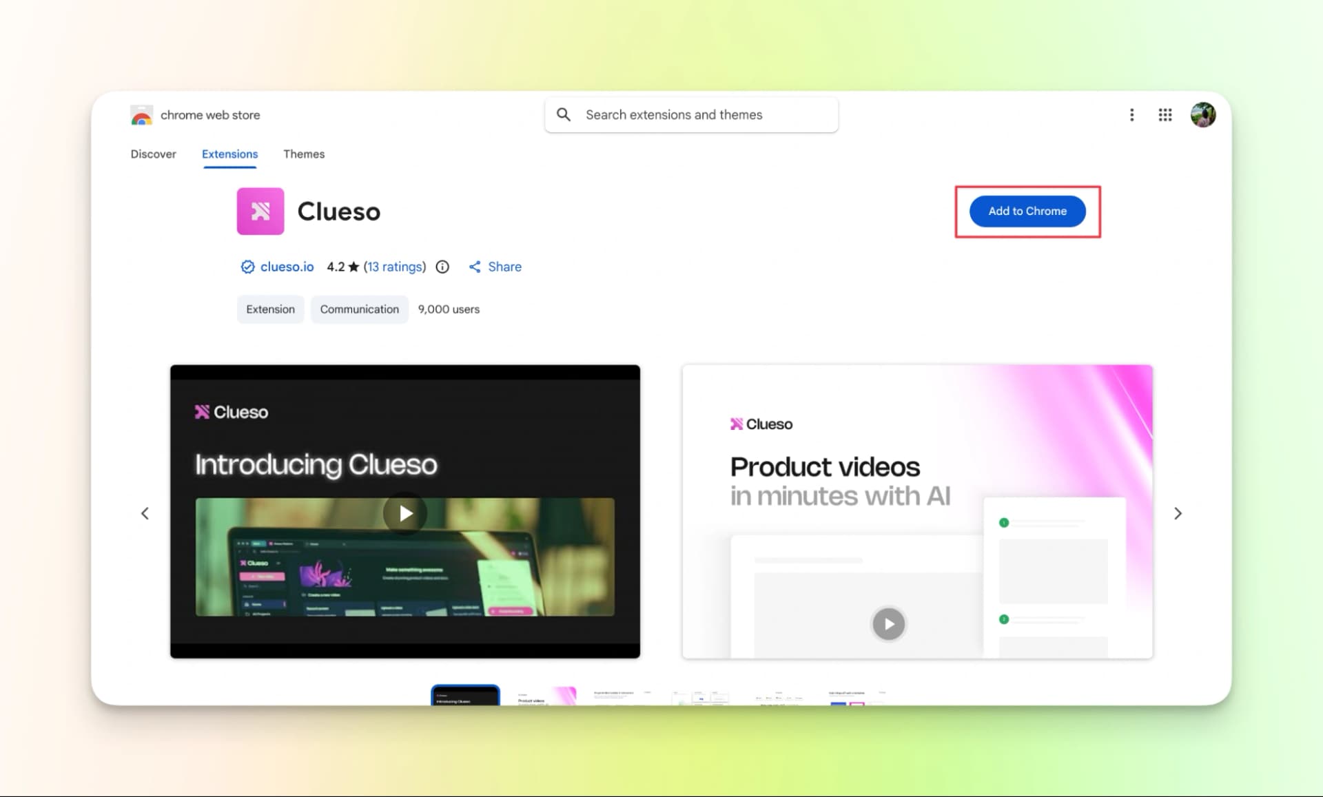 Clueso Chrome Extension