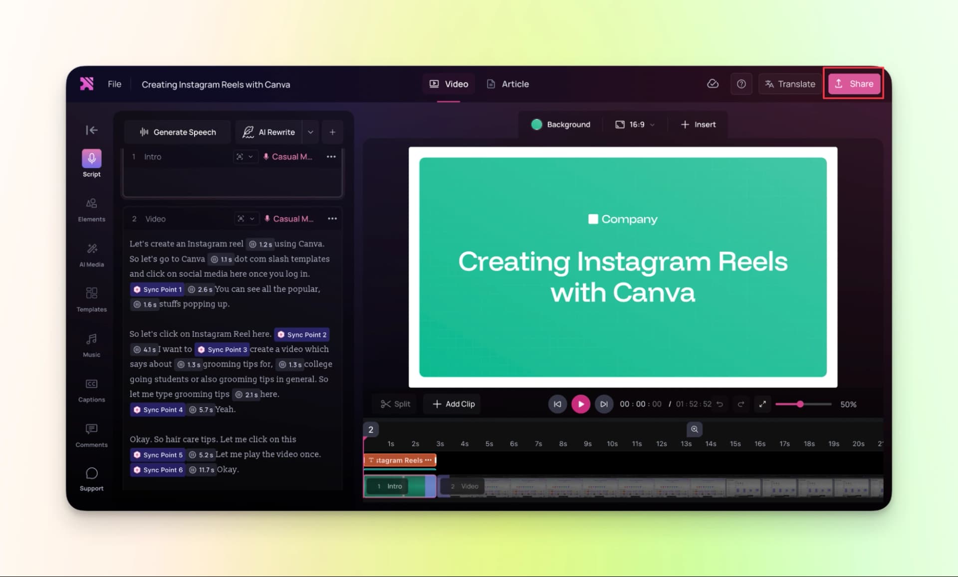 Clueso Review Recorded Video