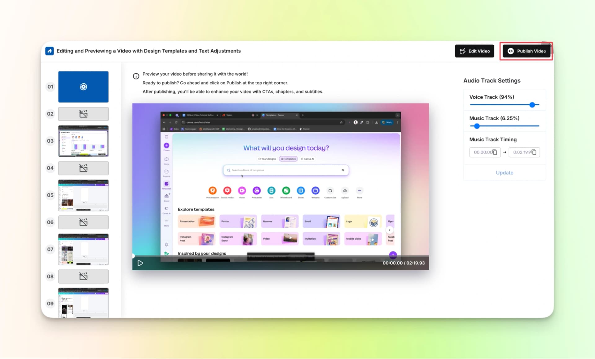 Trainn Preview The Video