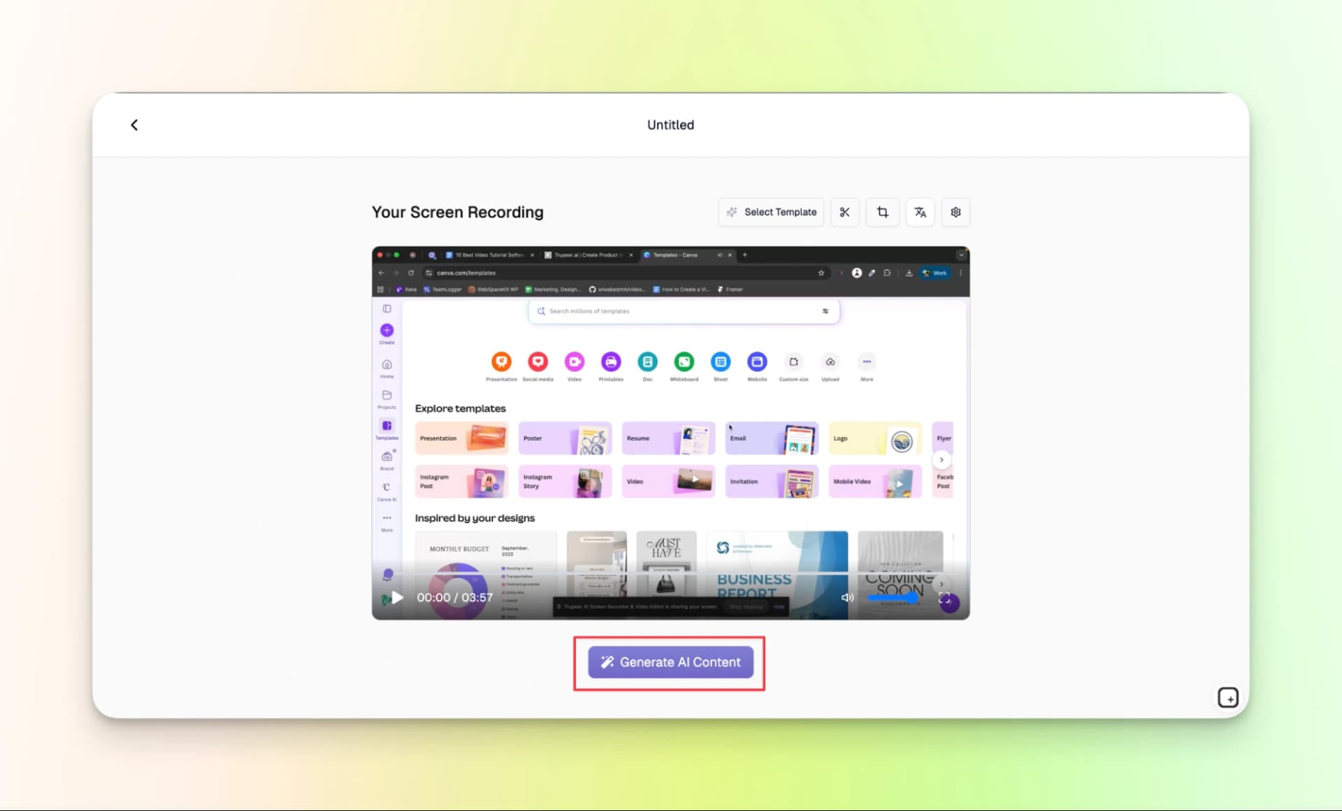 Trupeer Generate Ai Contnet
