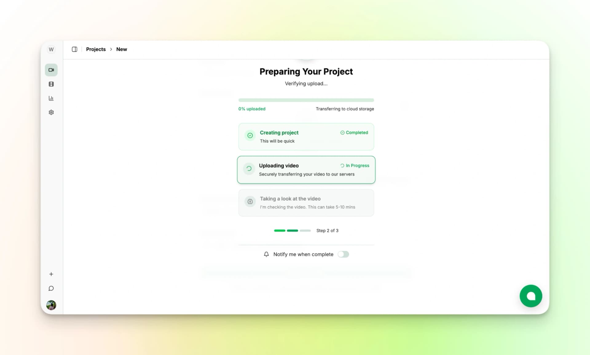 Preparing Your Project