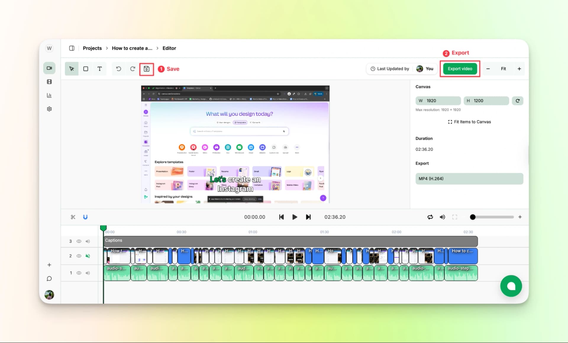 Videomule Export Video
