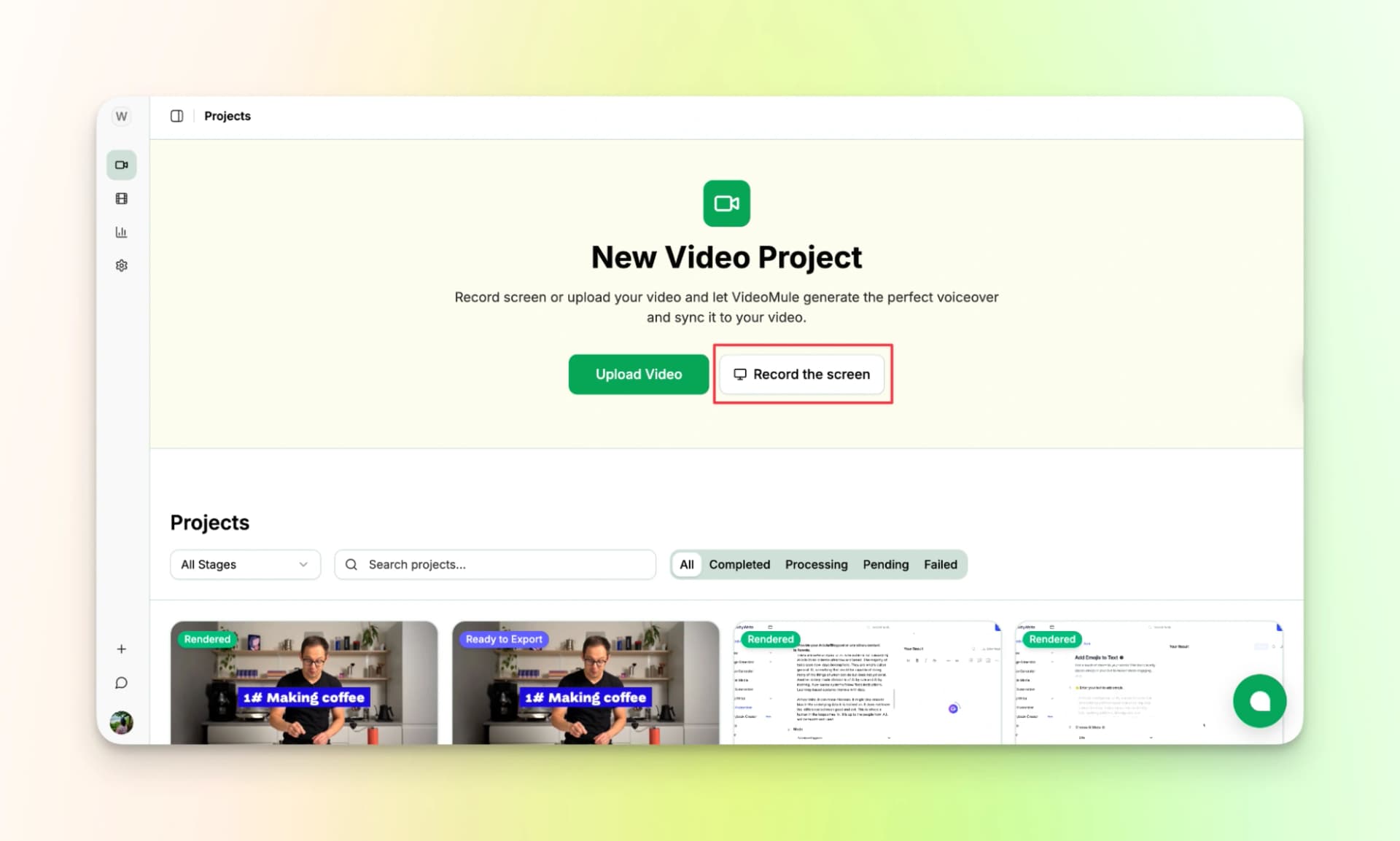 Videomule Screen Recorded