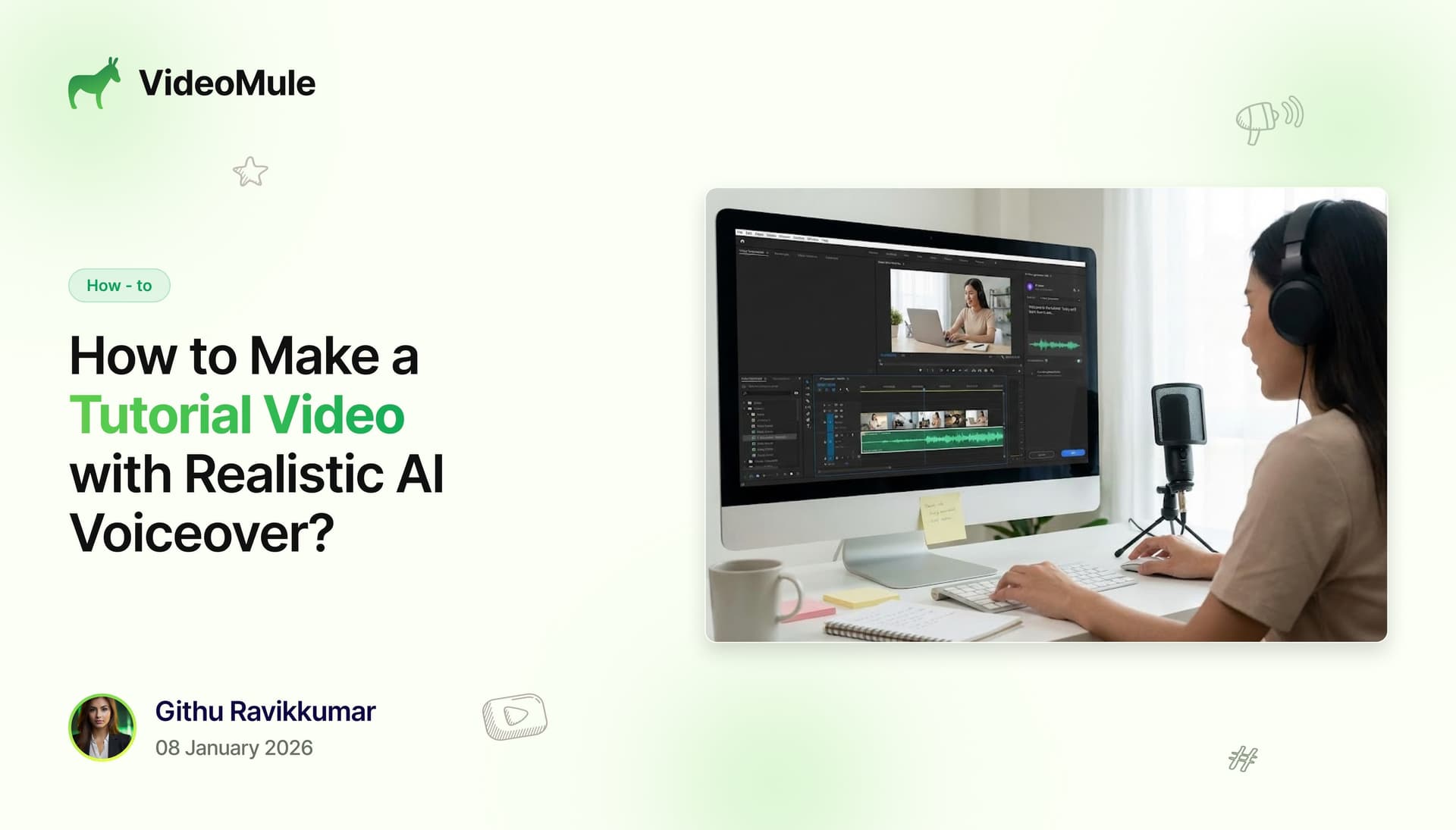 How to Make a Tutorial Video with Realistic AI Voiceover?