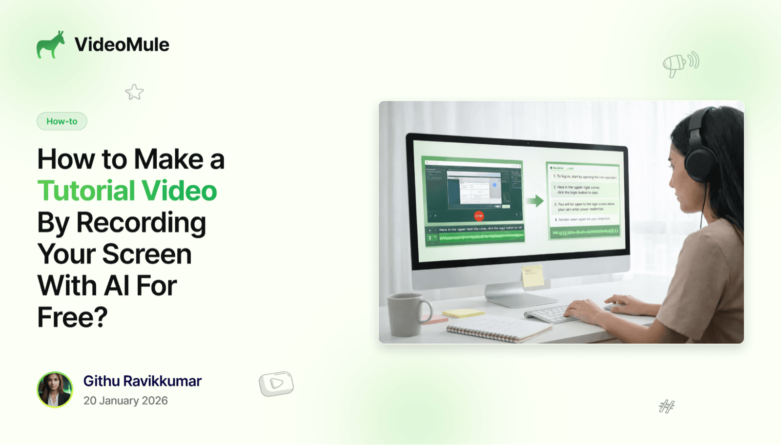 Tutorial Onscreen How to make a tutorial video by recording your screen (FREE)